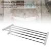 Towel Rack Stainless Steel Wall Mounted Towel Holder Space Saving Towel Hanger Bath Towel Shelf for Bathroom
