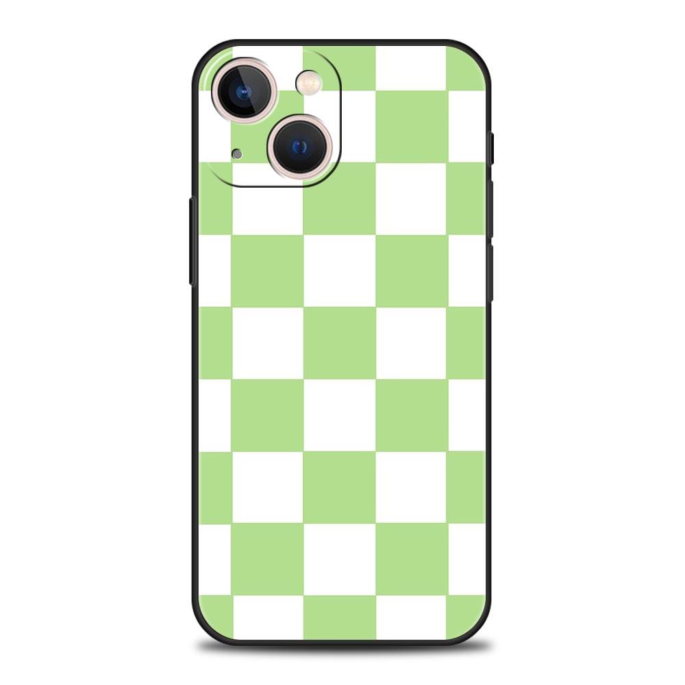 Retro Classic Chess Board Grid Phone Case For iPhone 16 13 15 14 12 11 Pro MAX XR X SE XS 7 8 Plus Soft TPU Shell Cover