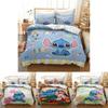 Zestaw pościeli Lilo i Stitch z uroczym nadrukiem 3D Stitcha do dekoracji pokoju dziecięcego