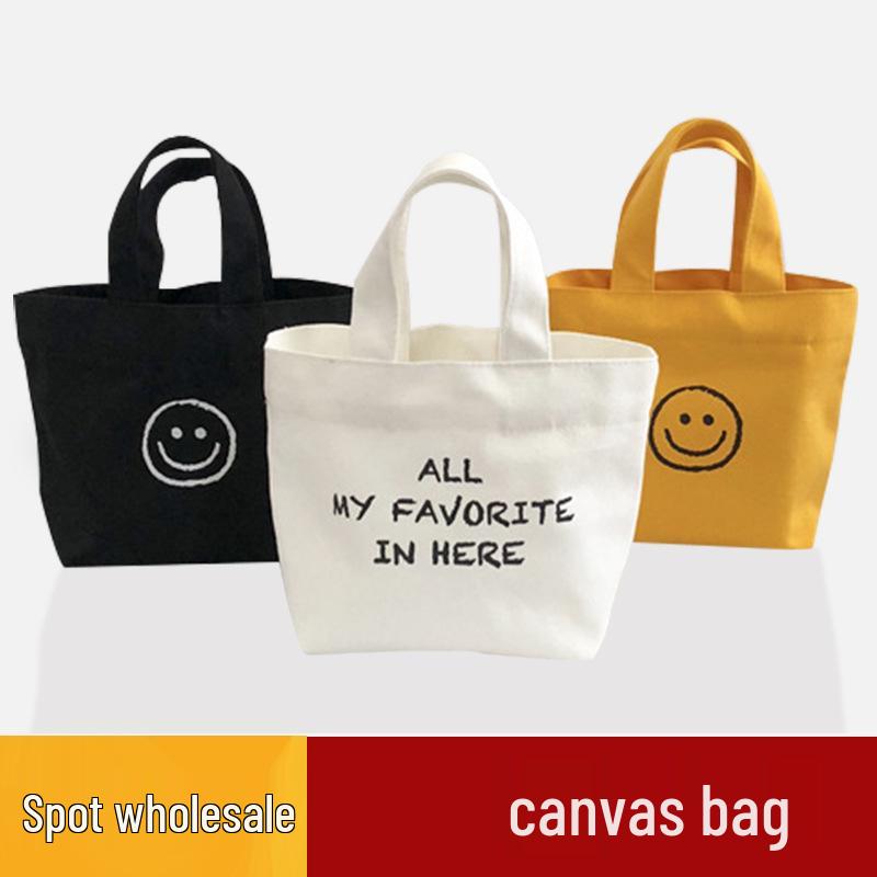 Adorable Kitty Canvas Tote Bag - Perfect for Students and Women