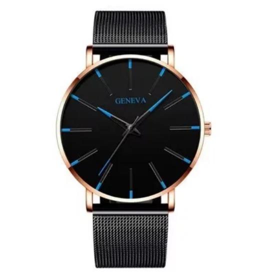 Luxury Watches for Men Luxury Fashion Mens Business Watch Ultra Thin Thin Stainless Steel Belt Quartz Wristwatch Reloj Hombre