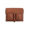 Goat Leather Messenger Bag Office School 15 In Laptop Satchel Crossbody Bags