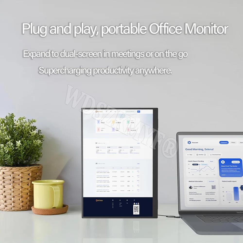 17.3 inch Portable Monitor HD IPS Display Computer Monitor Extend Mode HDMI-Compatible For Laptop Xbox Switch PC Gammer Screen