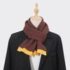 New Style Knitted Wool Long Scarf for Women Solid Color Border Thickened Versatile Winter Warm Neck Scarf