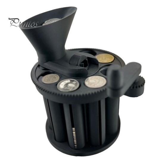 

Ручной классификатор монет, 3D-печатная ручная сортировочная машина для монет, сортировщик монет, органайзер, ящик для хранения, инструмент для классификации монет для детей и взрослых, стресс чёрный