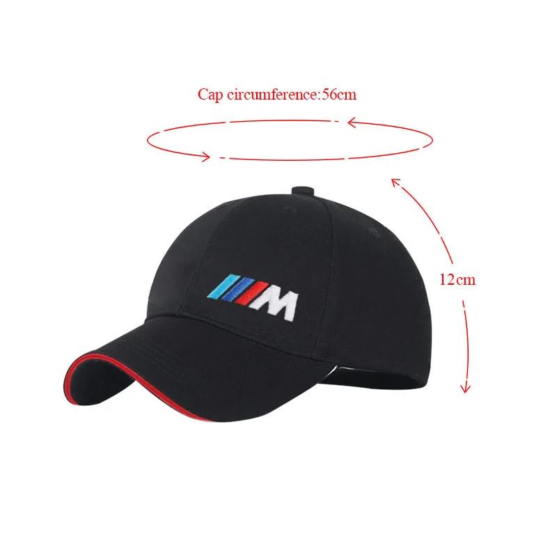 Cotton Design LOGO Baseball Cap Fashion Letter Embroidery Sun Hats For BMW Performance F10 E90 F20 E46 E60 E70 E39 E36 E87 E92