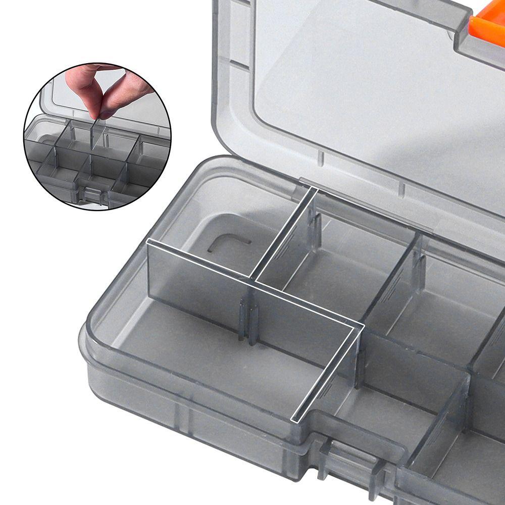 Adjustable Hardware Storage Box Removable Divider Storage Case New Small Parts Box
