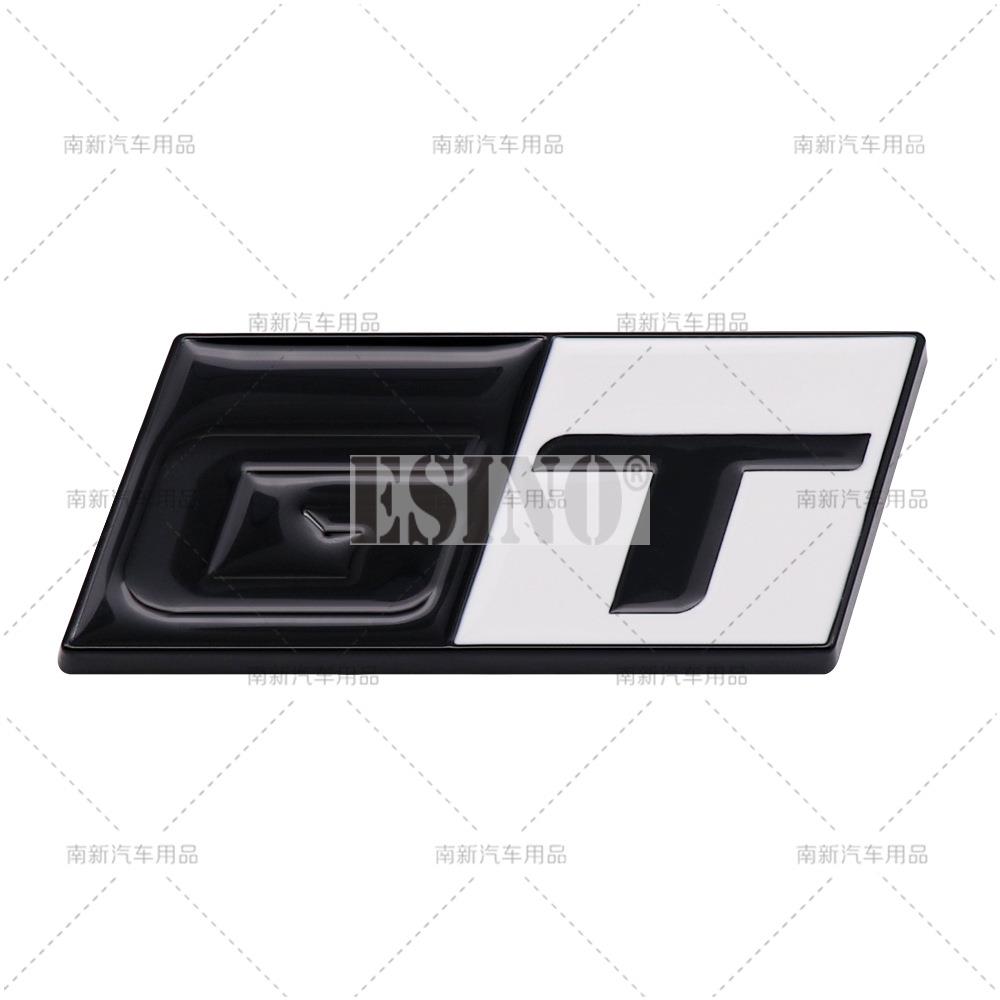 Car Styling 3D GT Sport Metal Zinc Alloy RearTrunk Fender Adhesive Badge Body Tailgate Displaceme Decorative Emblem