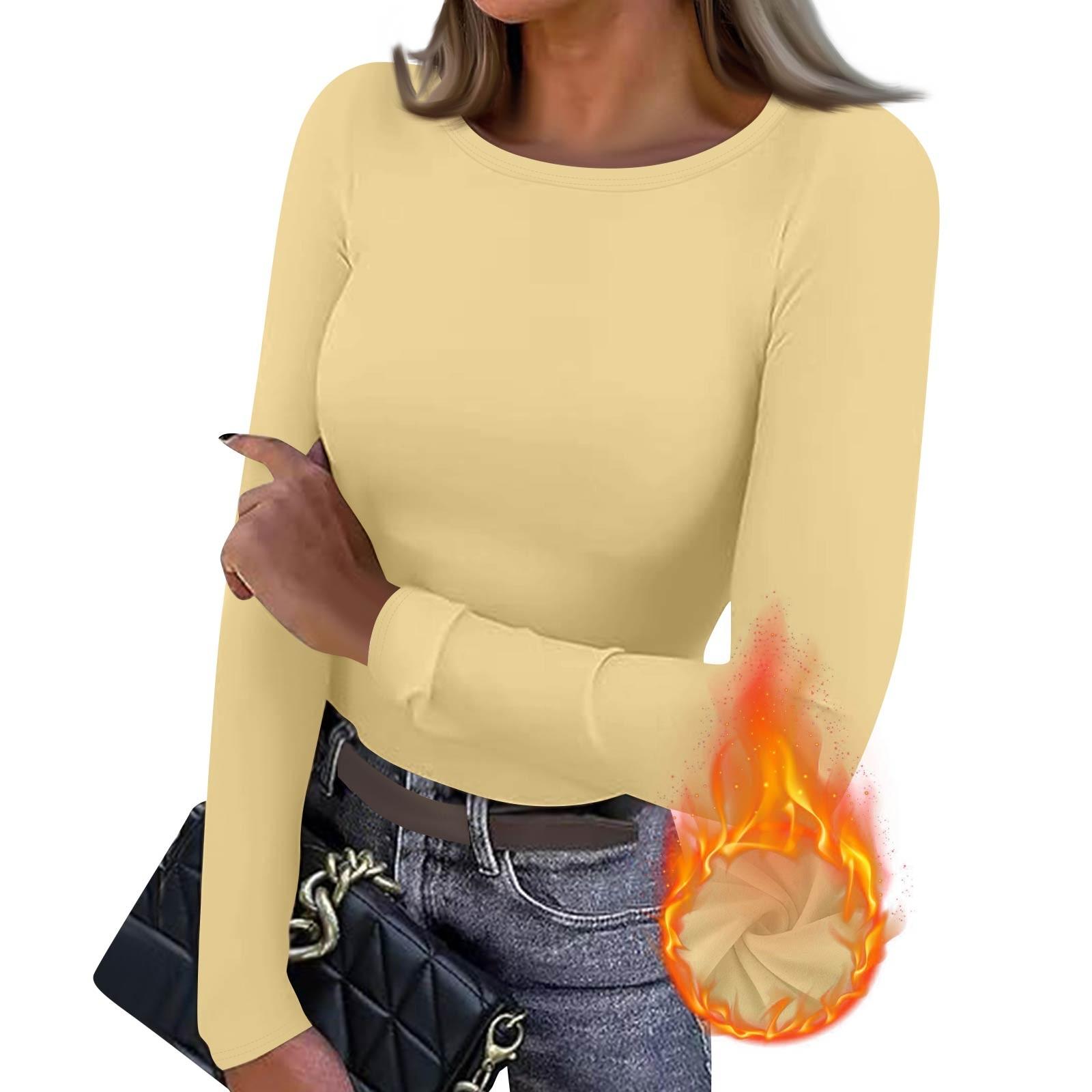 

Жіноча приталена футболка Модна повсякденна однотонна з V-подібним вирізом Пуловер з довгим рукавом XXXL