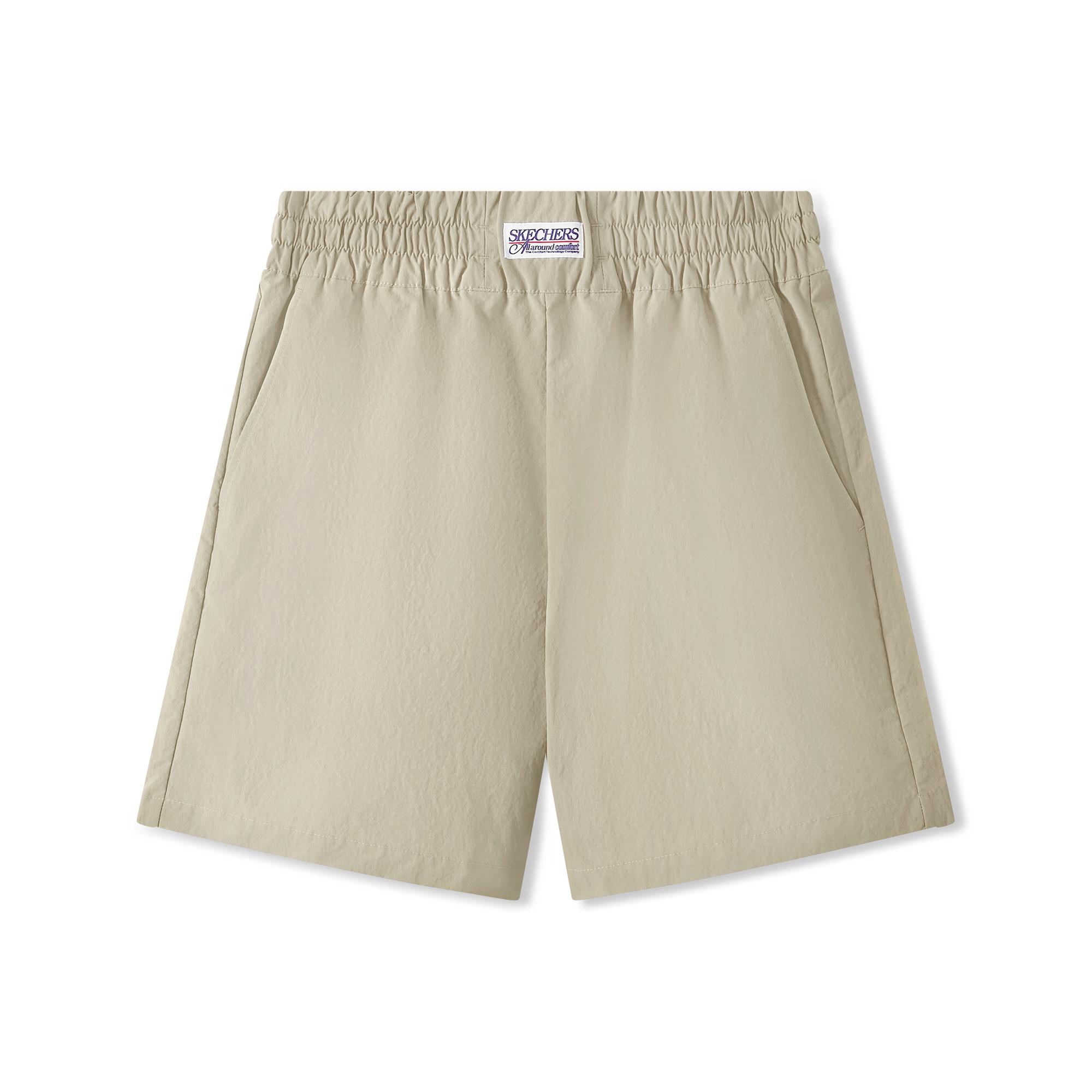 Skechers Sunscreen Fashion Versatile Comfortable Loose Five-Point Casual Shorts Women shorts Rock-Beige L225W108-00V8 S