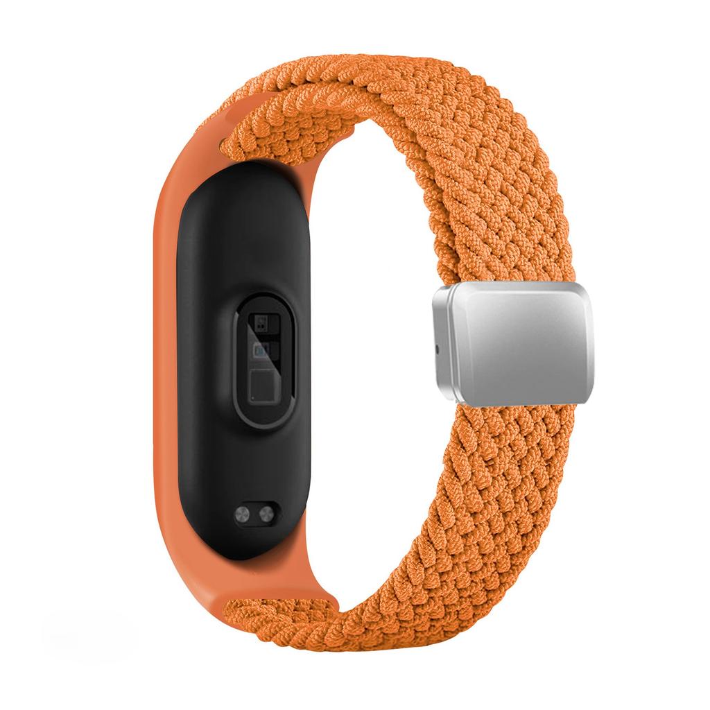 Braided Nylon WatchBand Strap For Xiaomi Mi Band 10 Smart Wristband Braided Elastic Weave Bracelet Miband 8 9 Watchstrap