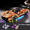 Racing building block toys, racing model building blocks 1:14 DIY sports car building block puzzles, children's gifts