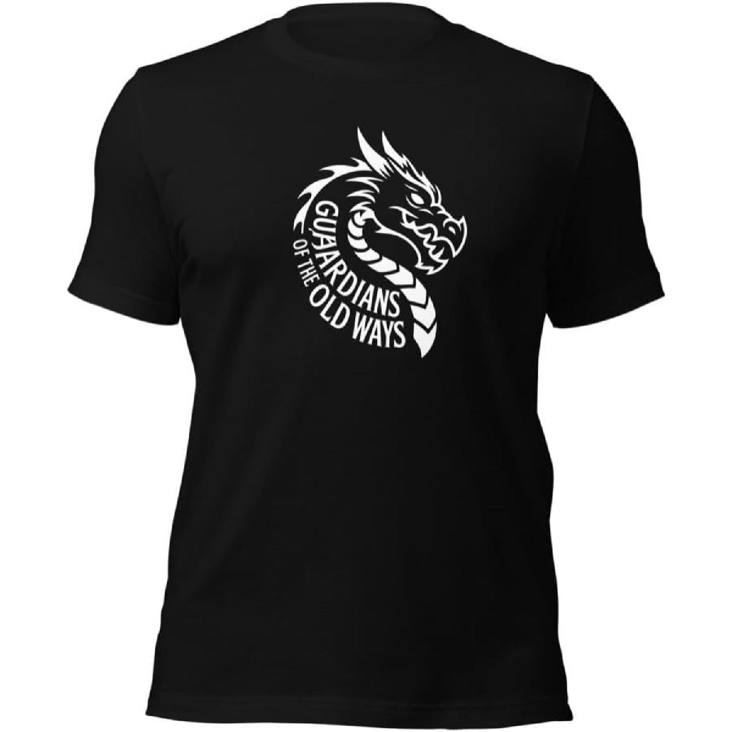 

Guardians Old Ways Dragon T-Shirt _ Mythic Fantasy Apparel _ Warrior Spirit Shirt _ Premium Graphic Tee _ Gift for Him Her XXXXXL чорний