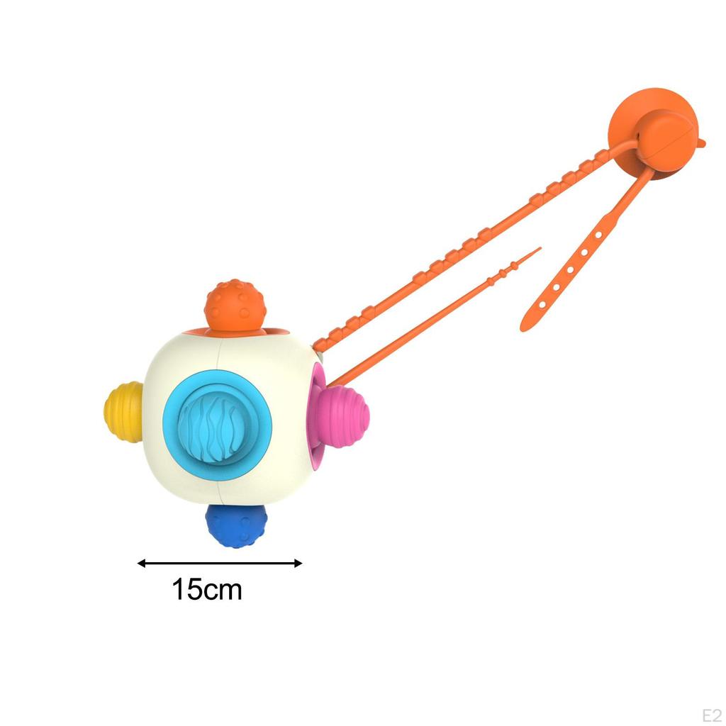 Baby Teether Ball with Suction Cup Busy for Infants Toddlers Girls Style A