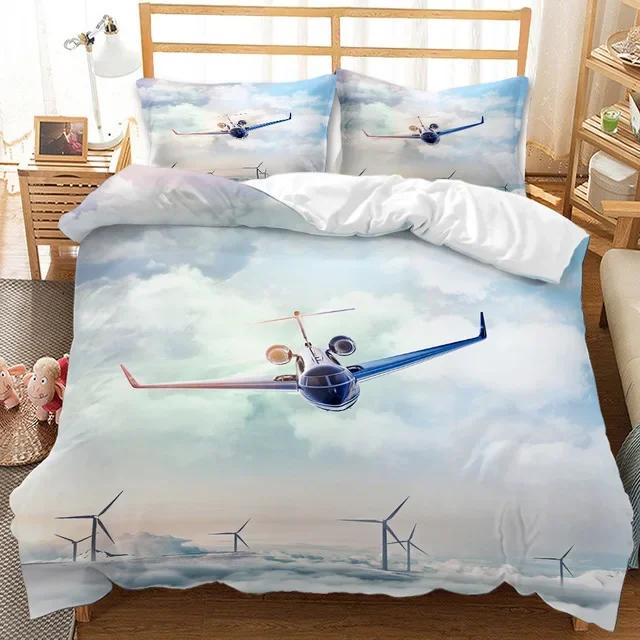 Nightmare Before Christmas  Duvet Cover with Pillow Cover Bed Sets Jack and Sally 3D Skull Christmas Bedding Set Bedroom Decor