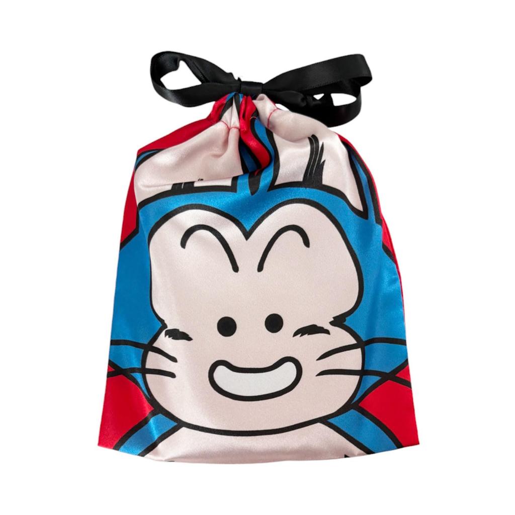 Small Planet Dragon Ball Ribbon Drawstring Bag Up Pu'er
