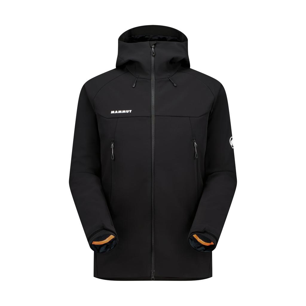 Mammut Winterfield SO Hooded Jacket AF Asian Fit Softshell Hooded Jacket Men's 1011-01970 Black,