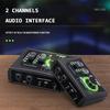 BOMGE Mini 2-Channel USB Audio Interface for Recording, Streaming, and Podcasting with XLR/48V Phantom Power, Studio-Quality Audio Interface for Guita