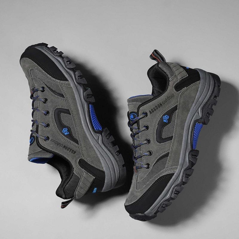 Men's Spring and Autumn 2025 New Mesh Breathable, Non-slip and Wear-resistant Large Size Outdoor Sneakers Men's Hiking Hiking Shoes