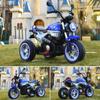 Kinder Elektro-Motorrad Dreiräder Dual Drive Kinderauto mit Fernbedienung Bluetooth Musik LED-Licht