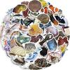 50PCS Deep Sea Fish Stickers Pack Ocean Animal Sticker Under The Sea Animal Fish Turtle Stickers Waterproof Vinyl Decals