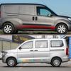 For Fiat Doblo Cargo Maxi Camper Van Car Door Stickers Sport Stripes Graphics Styling Vinyl Decor Decals Auto Tuning Accessories
