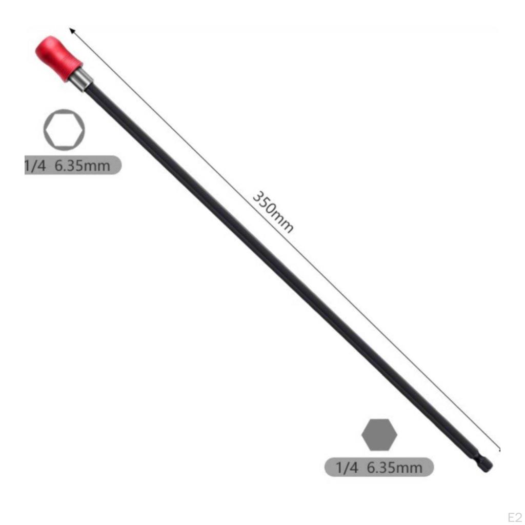Hex Shank Extension Stainless Steel Socket Screwdriver Quick FastchangeLocking Bit Holder