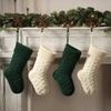 Knitted Christmas Sockings Santa Socks Christmas Decorations  Festive Supplies