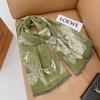 Luxury Butterfly Print Faux Cashmere Scarf: Warm, Stylish Color-Block Shawl for Women, Perfect Winter Neck Warmer