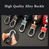 Custom 3D Logo Car Key Case Cover Shell Holder Leather Zipper Bag KeyChain Case Bag Wallets for All Car Accessories