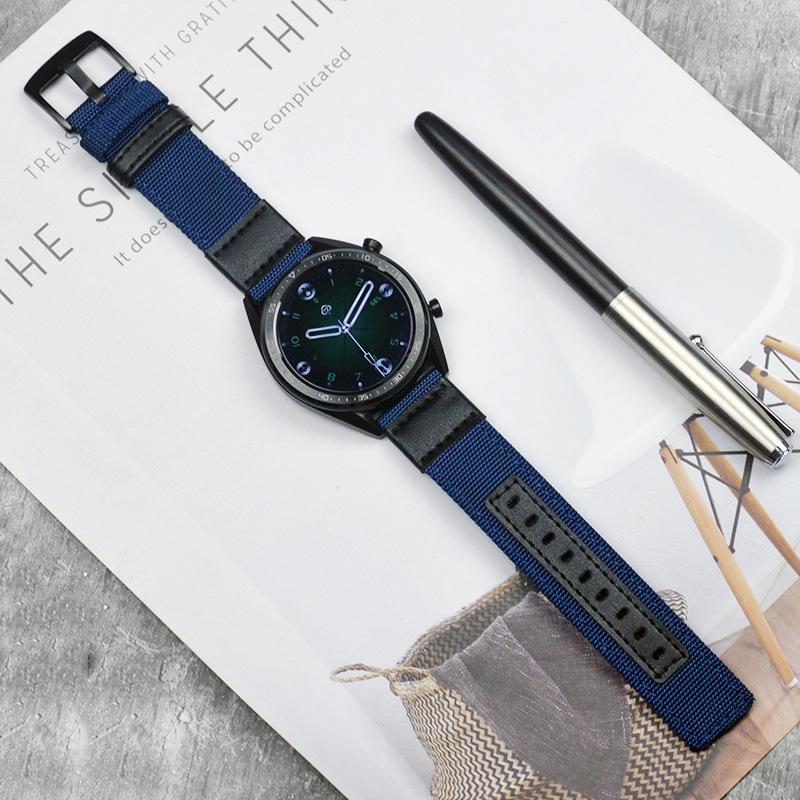 Trendy Nylon Sport Strap for Huawei GT3, Honor GS Pro, Samsung Watches