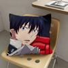 1pc Anime Blue Exorcist Pillow Case Fashion Square Pillowcase Bedroom Sofa Room Ins Decoration Leisure