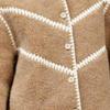 UGG SS25 Single Button Color Block Long Sleeve Jacket Women jackets Beige Gray 1167382