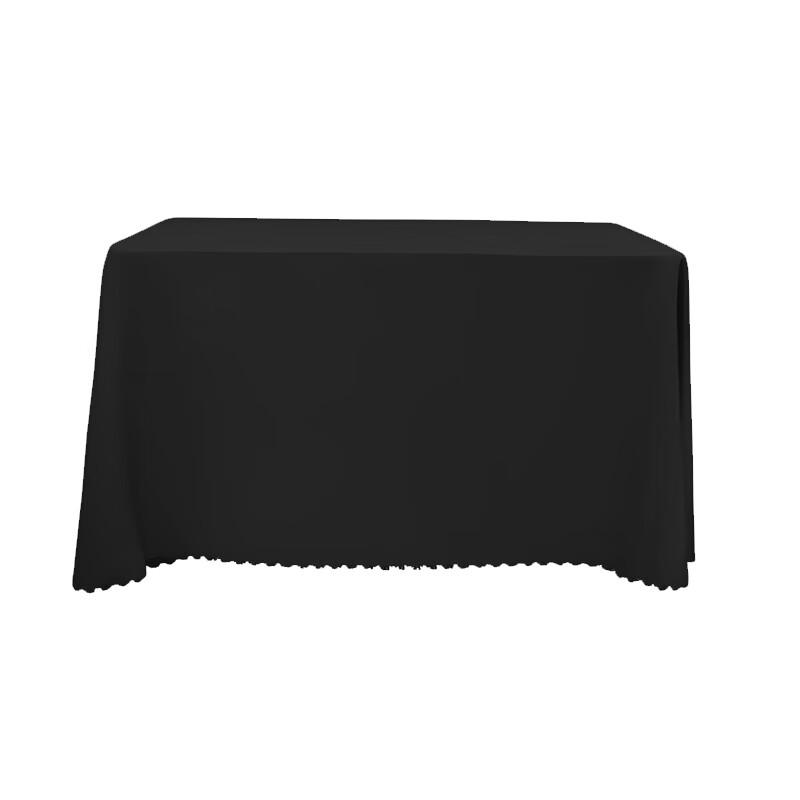 AnsellGuard Black Flat Lay Polyester Tablecloth