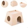 Hamster Habitat Holzhaus für Kleintiere und Mäuse