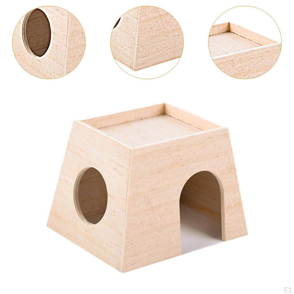 Hamster Habitat Holzhaus für Kleintiere und Mäuse