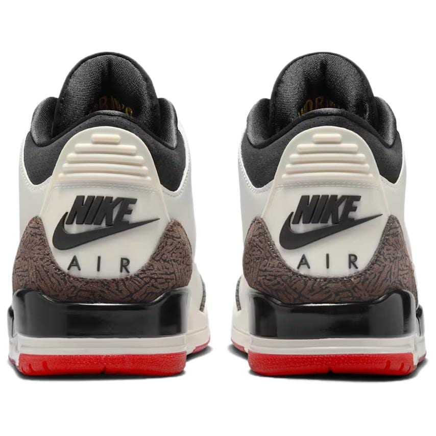 Jordan Air Jordan 3 Support Low Top Vintage Basketball Shoes Men's White Black IF4396-103