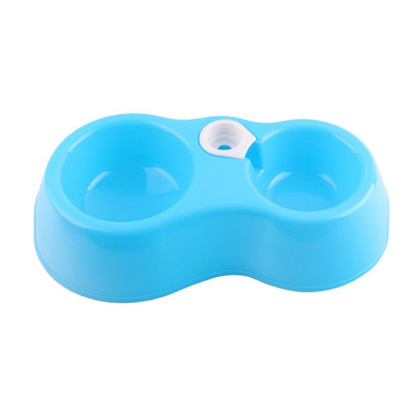 Pet Water Dispenser, Double Bowl, Dual-purpose Water Bottle, Pet and Dog Food Utensils, Plate, Anti-drop Dog Food Bowl, Cat and Dog Bowl
