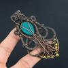 Carved Green Face & Moonstone Jewelry, 999 Copper Wire Wrapped Pendant Handmade Gemstone Jewelry, Gifts For Wife Brand New Pendant