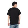 Champion Basic Short Sleeve Crew Neck Sweatshirt with Fleece Lining and Size L Men's One-Point Logo, Black, (C3-Z020)