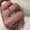 Stone Opal Fashionforward Colorful Ring Adjustable Design For Women Modern