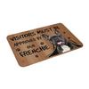Frenchie Dogs Welcome Doormat Mat Anti-Slip  Kitchen Bathroom Toilet Rug Carpet 40*60cm