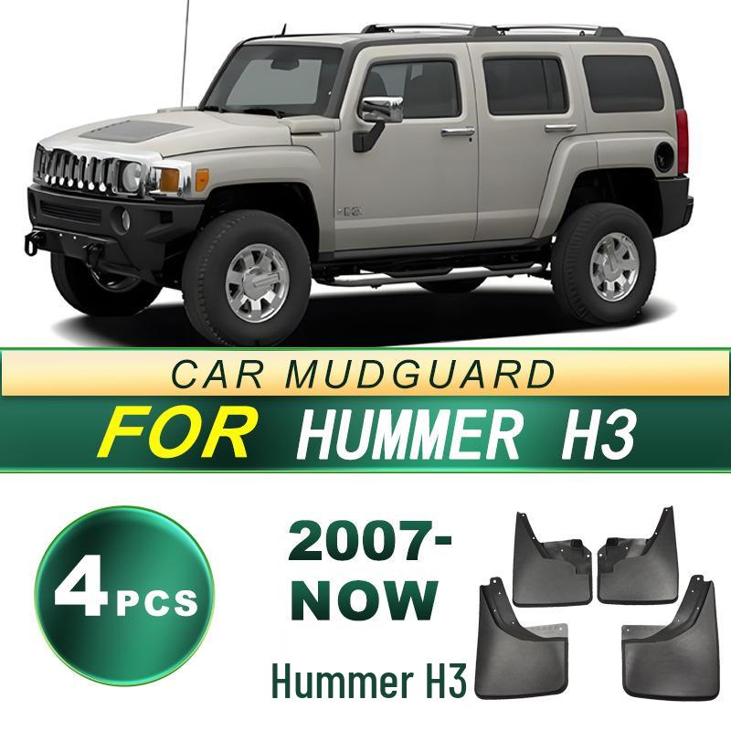 Hummer H3 Mud Flaps Soft Rubber Splash Guards (2007-Present) Modified Accessories