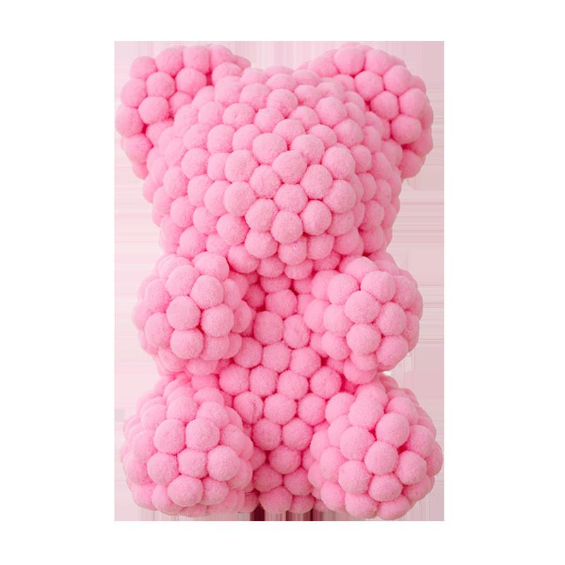 

Plush Charming Pink Teddy Bear Decor Ideal For Valentines Day Christmas And