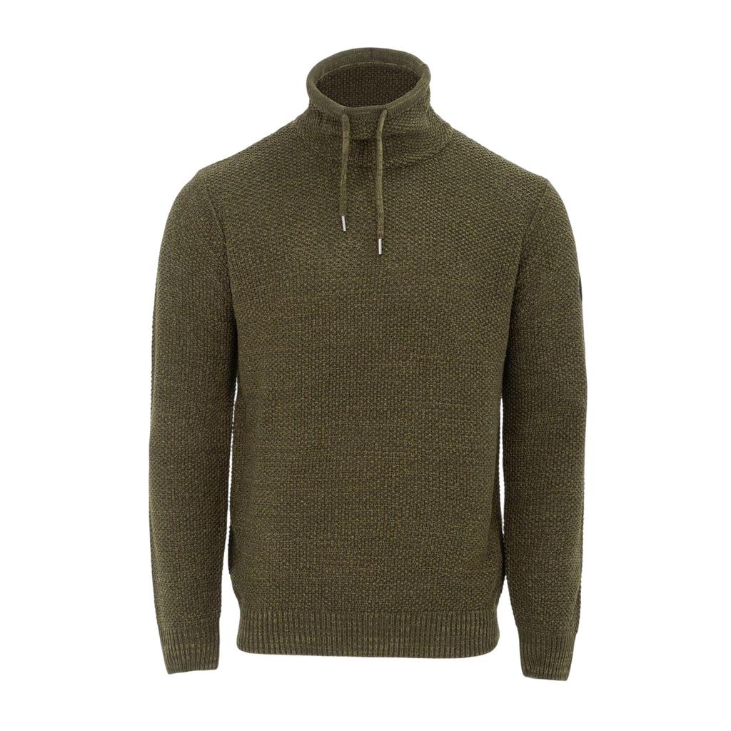 Firetrap Mens Marl Cowl Neck Jumper