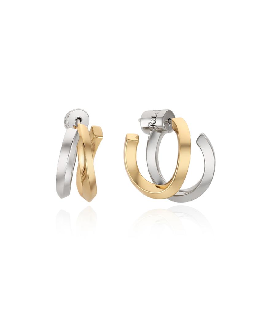 Rita Monica Metal Combi Earrings