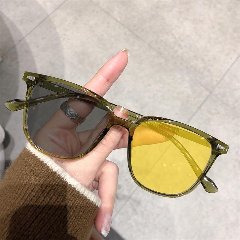 

Men Women Photochromic Night Vision Myopia Glasses Unisex Driving UV Eye Protection Sunglasses Nearsight Glasses Day and Night -1.0