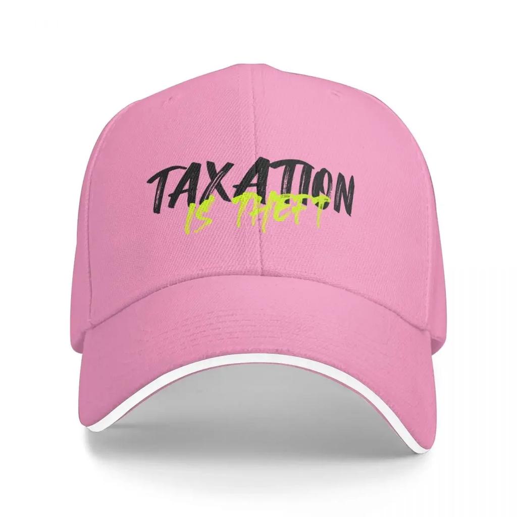 Taxation is theft Baseball Cap Rave Brand Man cap fishing caps man Mens Hats Womens