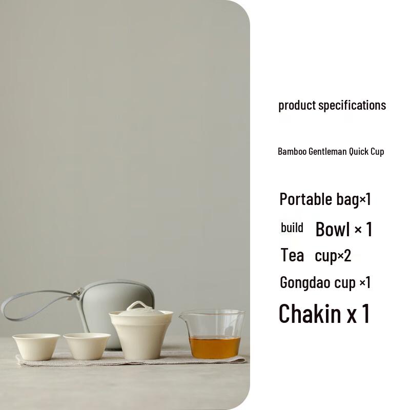 Ailanhui jia DH Chupu Underglaze Ceramic Travel Tea Set