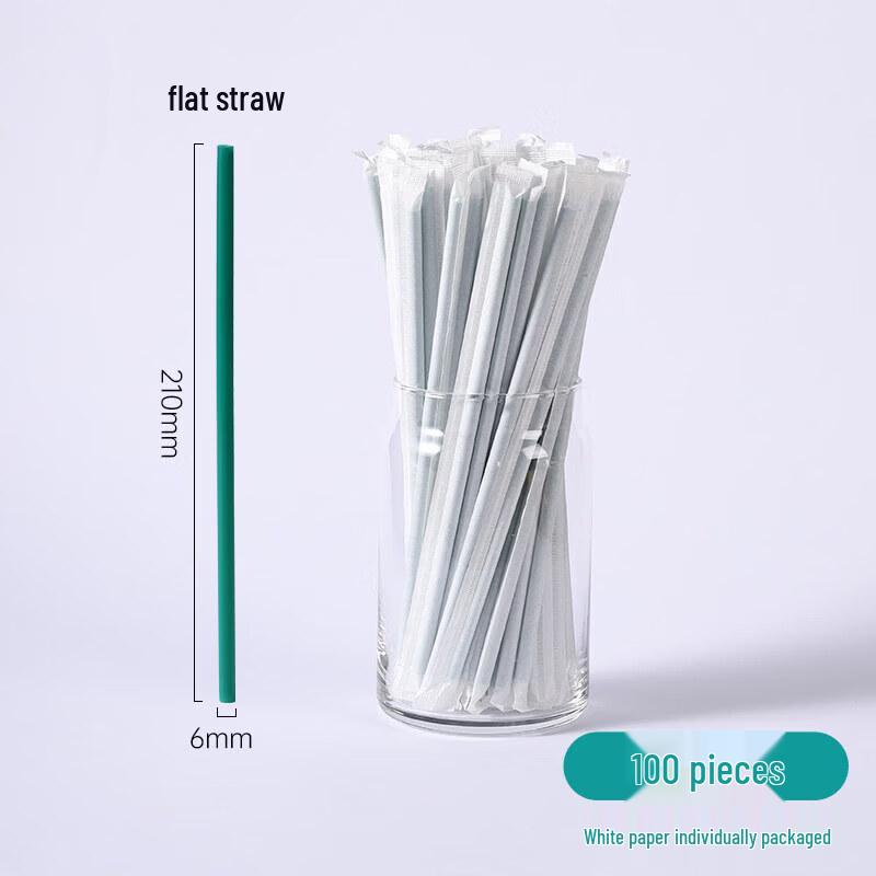 Qīwēi Individually Wrapped Thin Plastic Stirring Straws